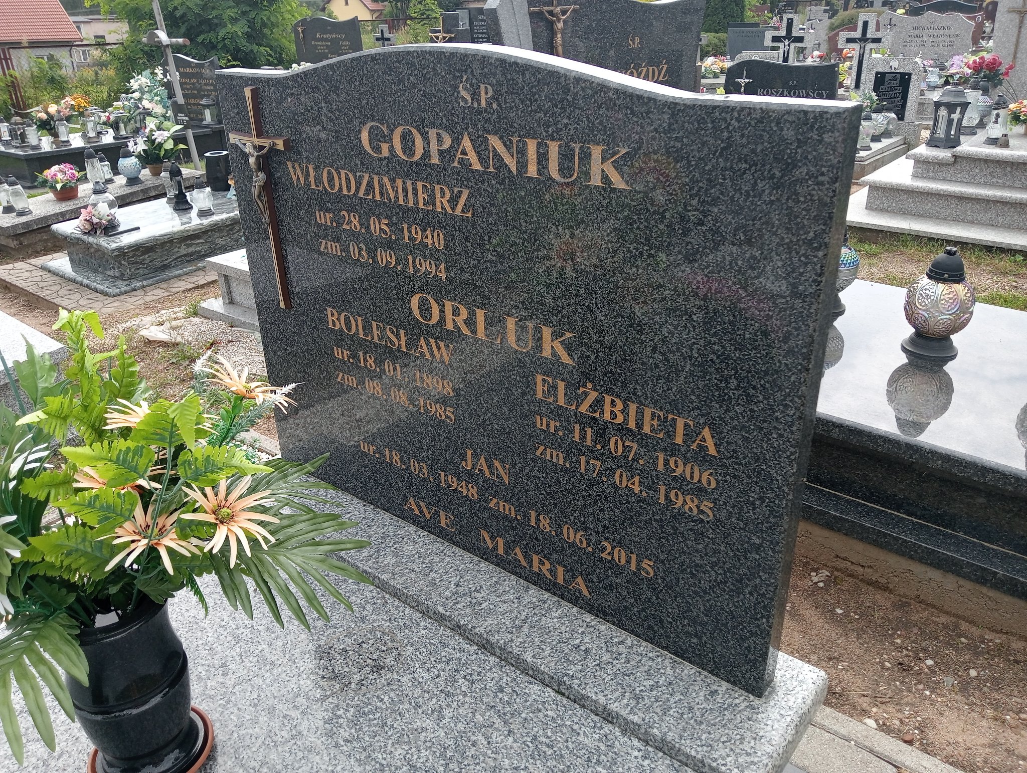 Bolesław Orluk 1898 Wydminy - Grobonet - Wyszukiwarka osób pochowanych